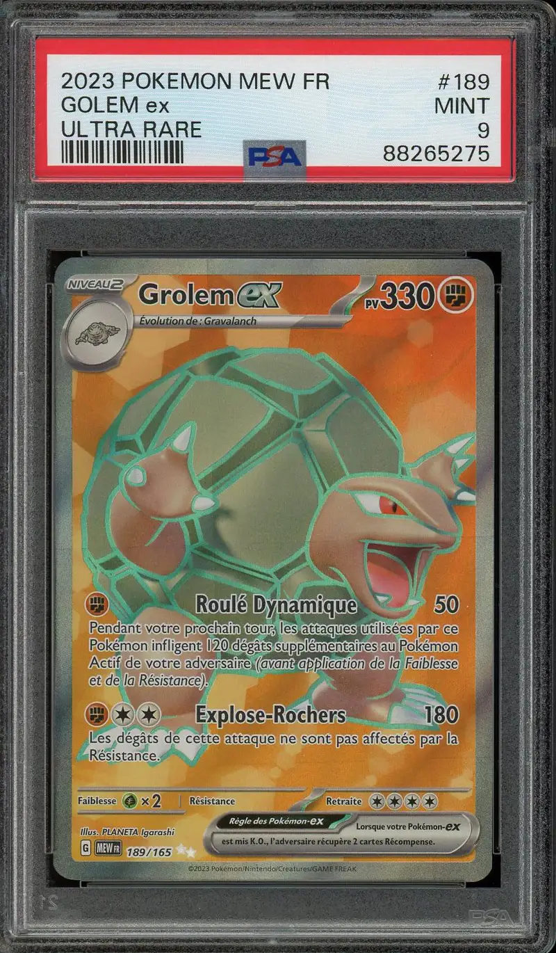 PSA 9 Grolem Ex