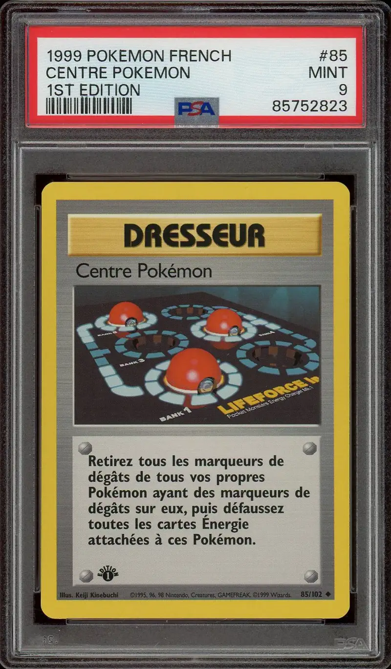 PSA 9 Centre Pokémon
