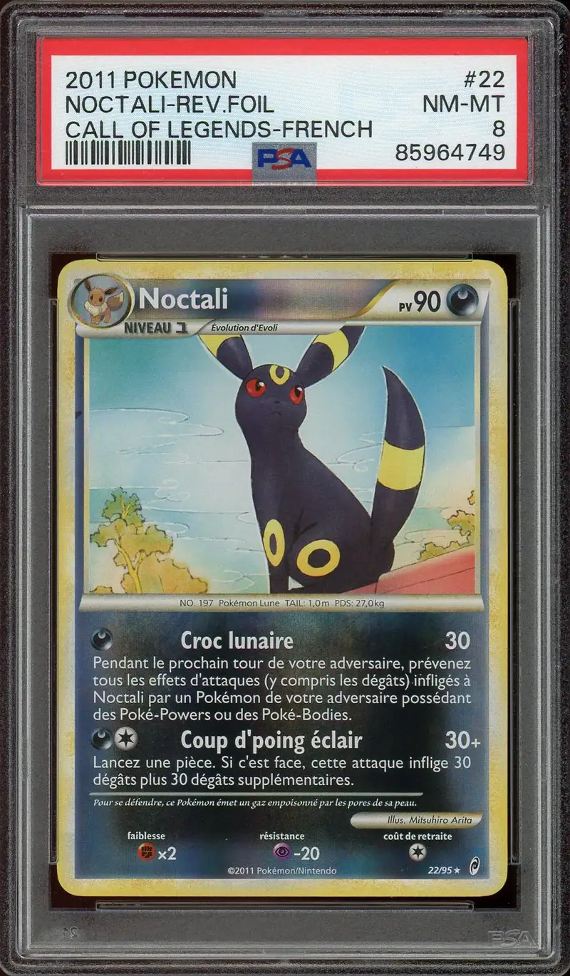 PSA 8 Noctali Reverse