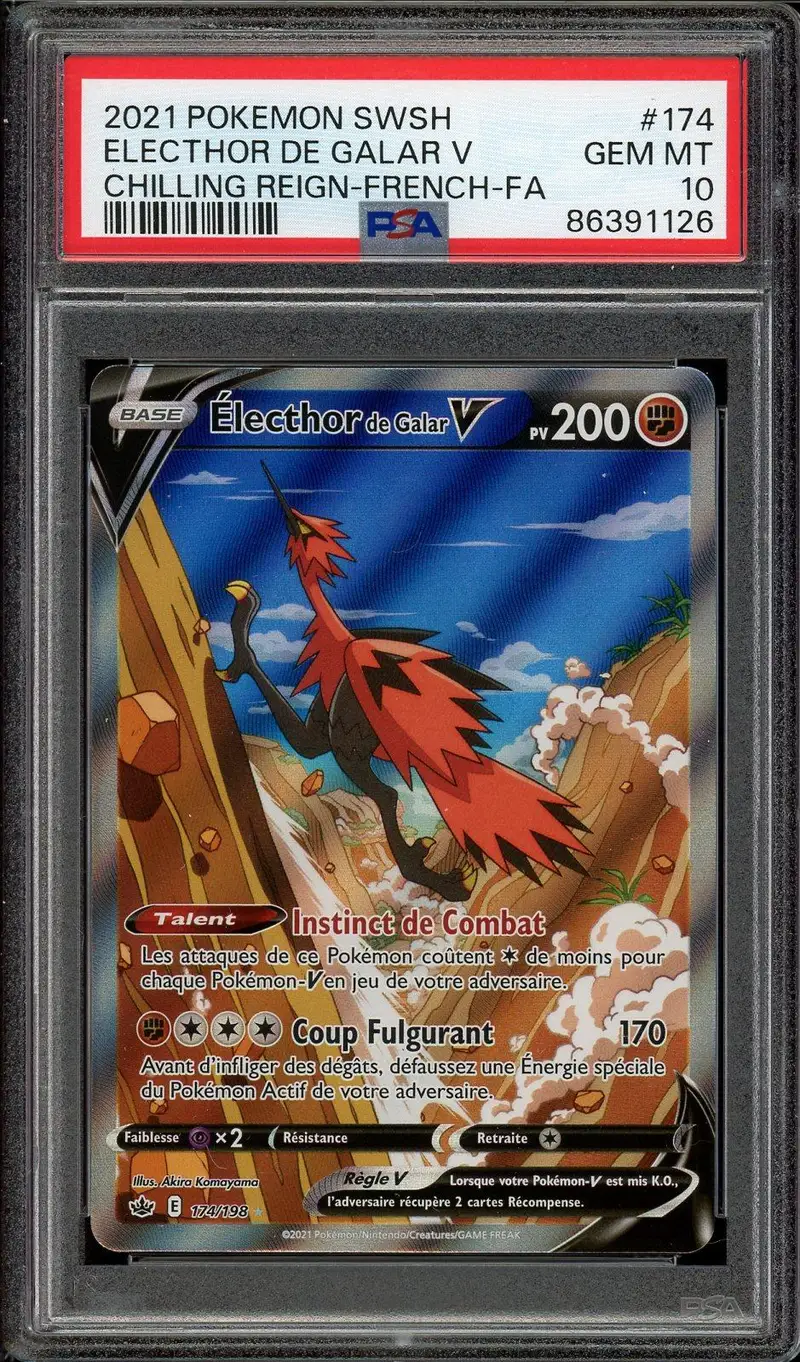 PSA 10 Electhor de Galar V