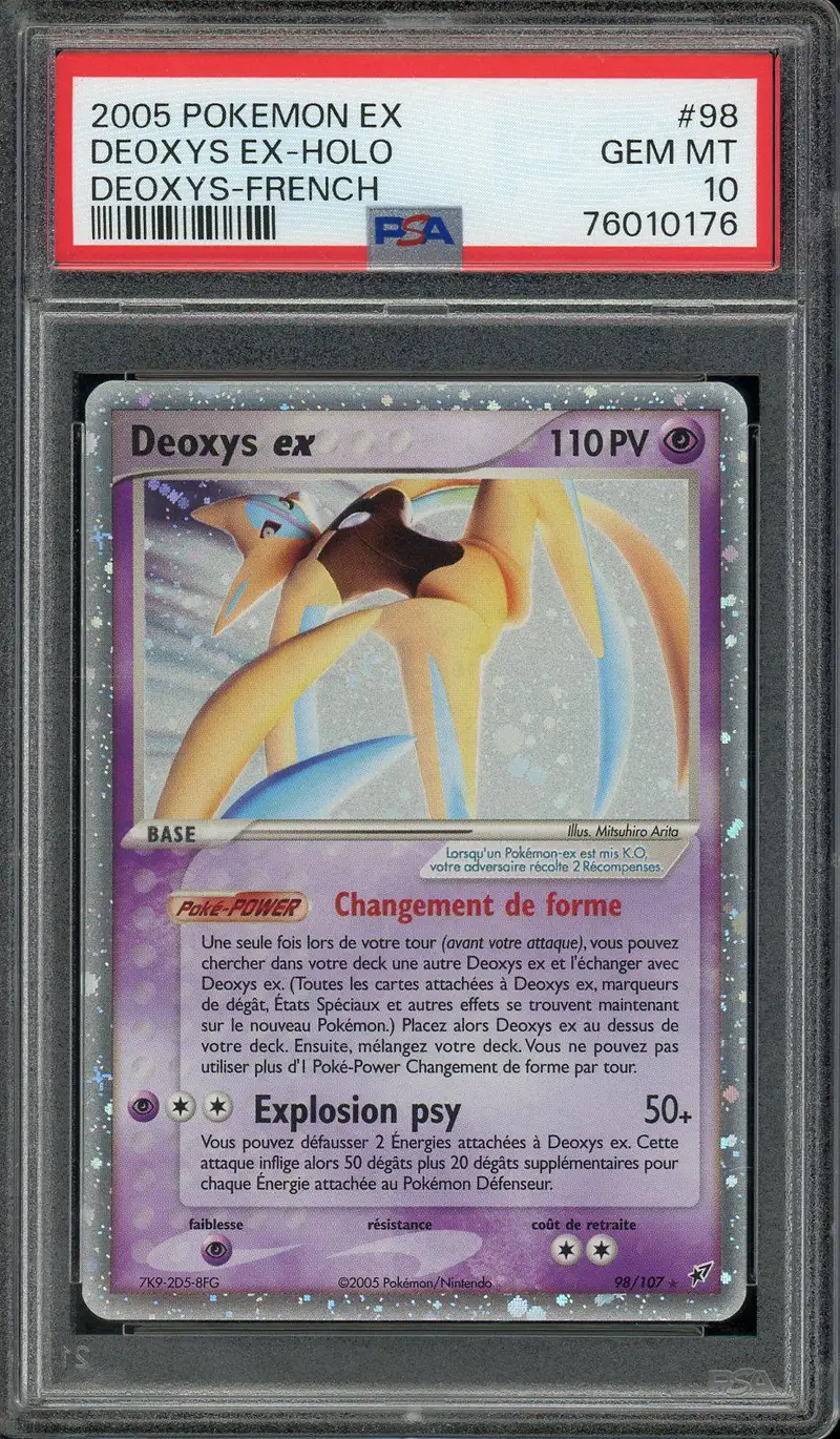 PSA 10 Deoxys Ex