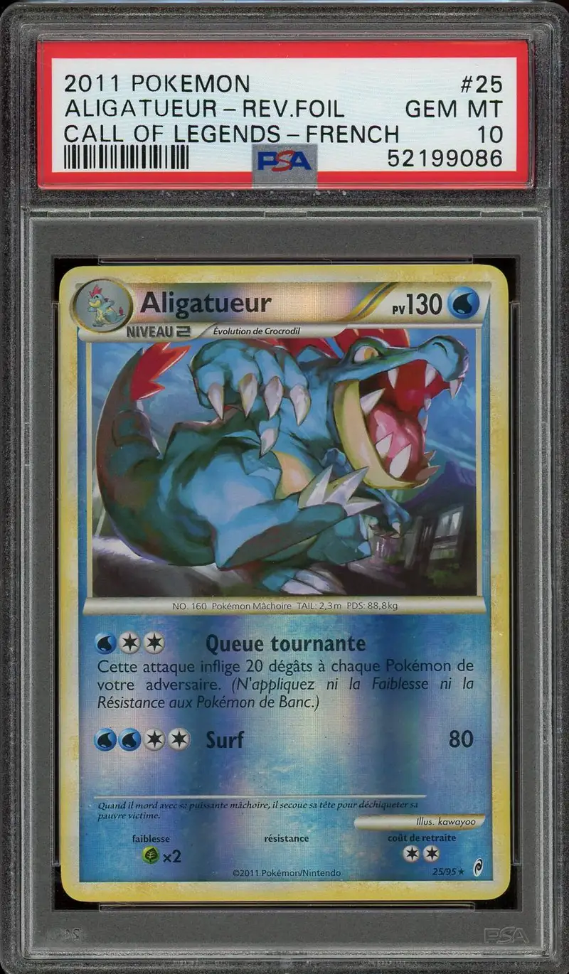 PSA 10 Aligatueur Reverse