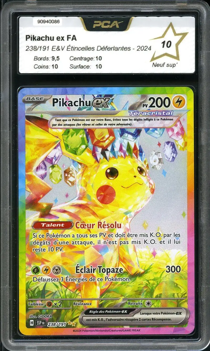PCA 10 Pikachu Ex