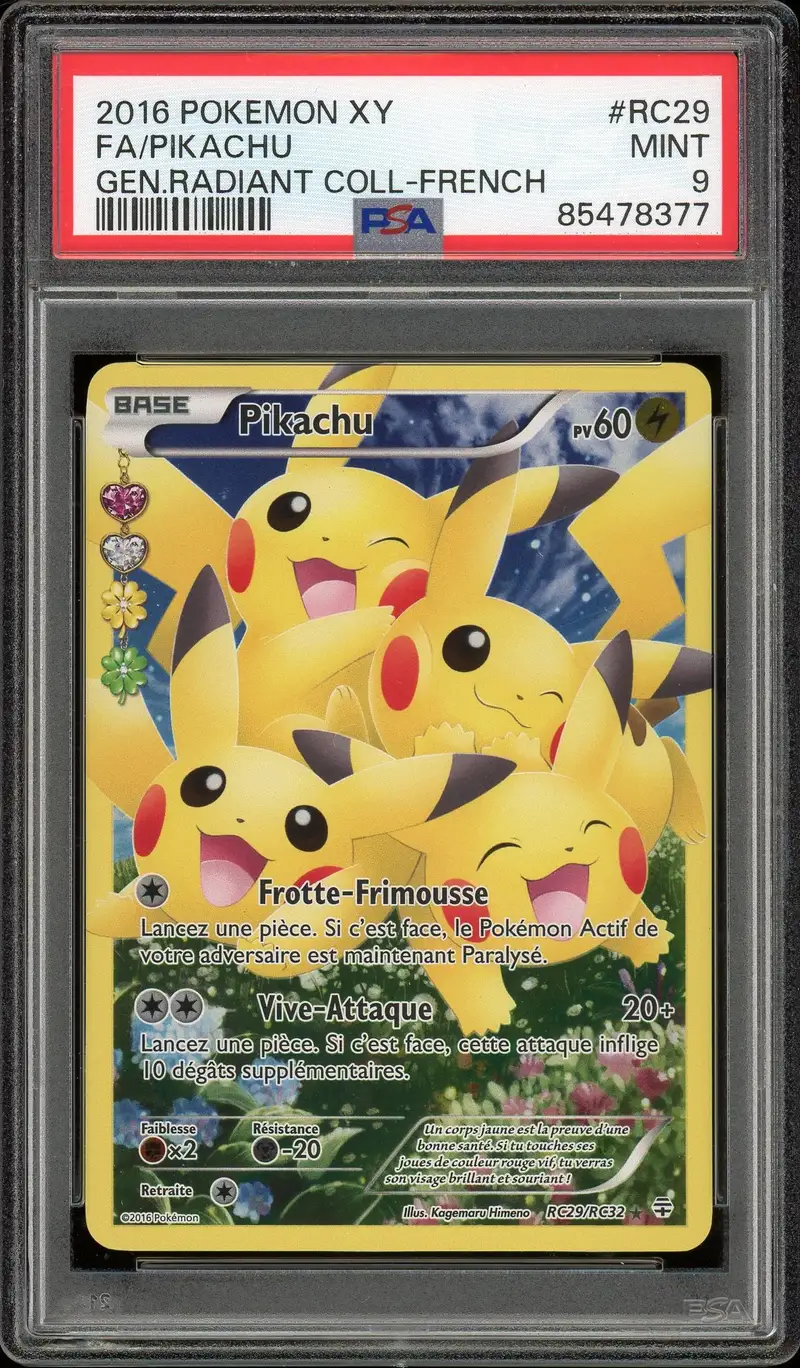 PSA 9 Pikachu