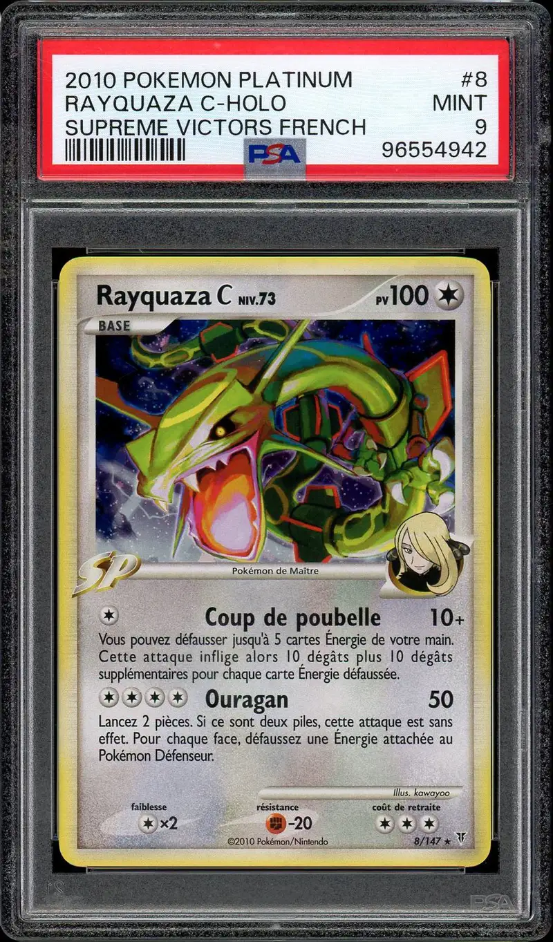 PSA 9 Rayquaza Holo