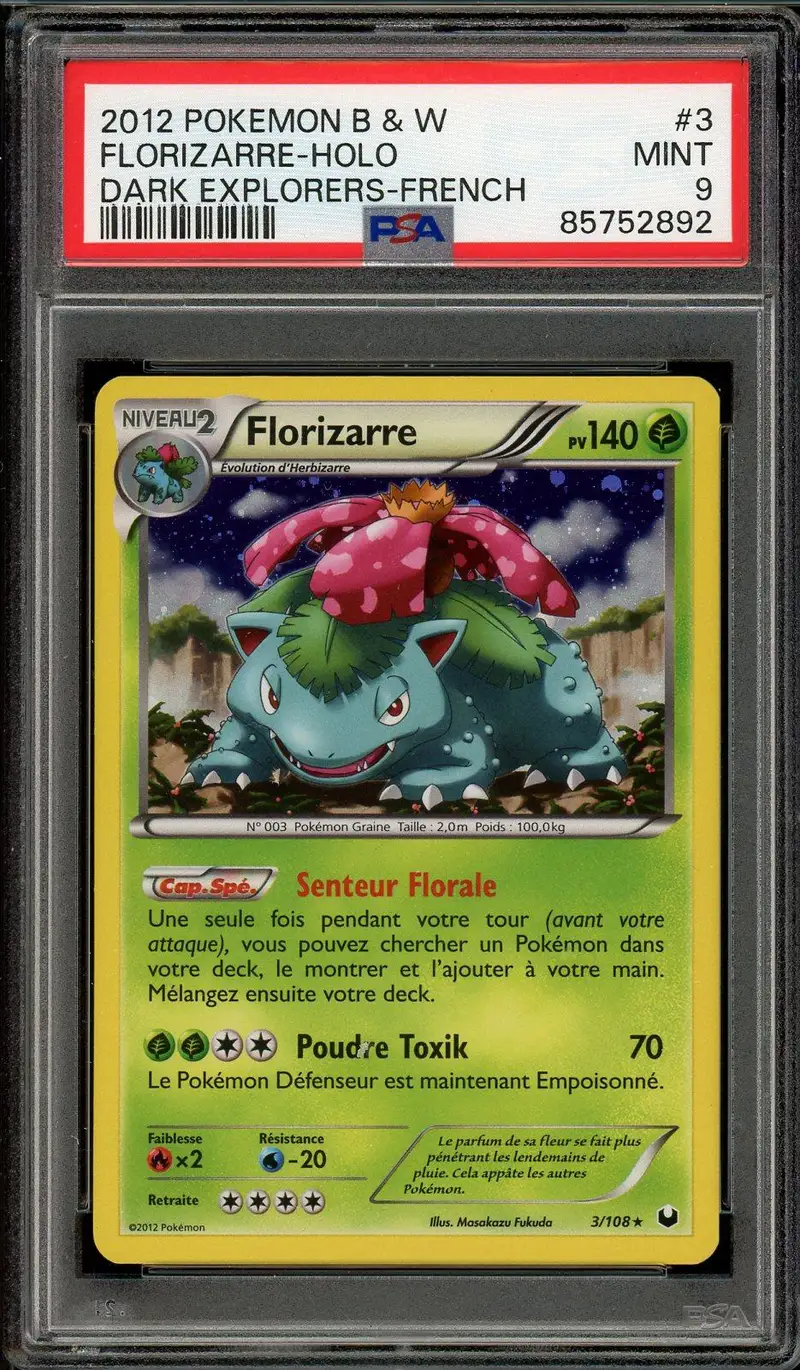 PSA 9 Florizarre Holo