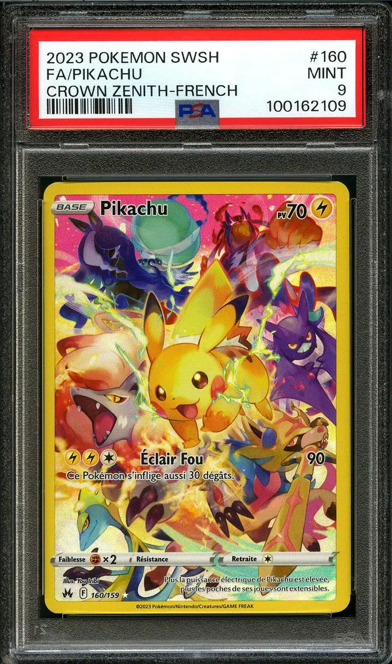 PSA 9 Pikachu