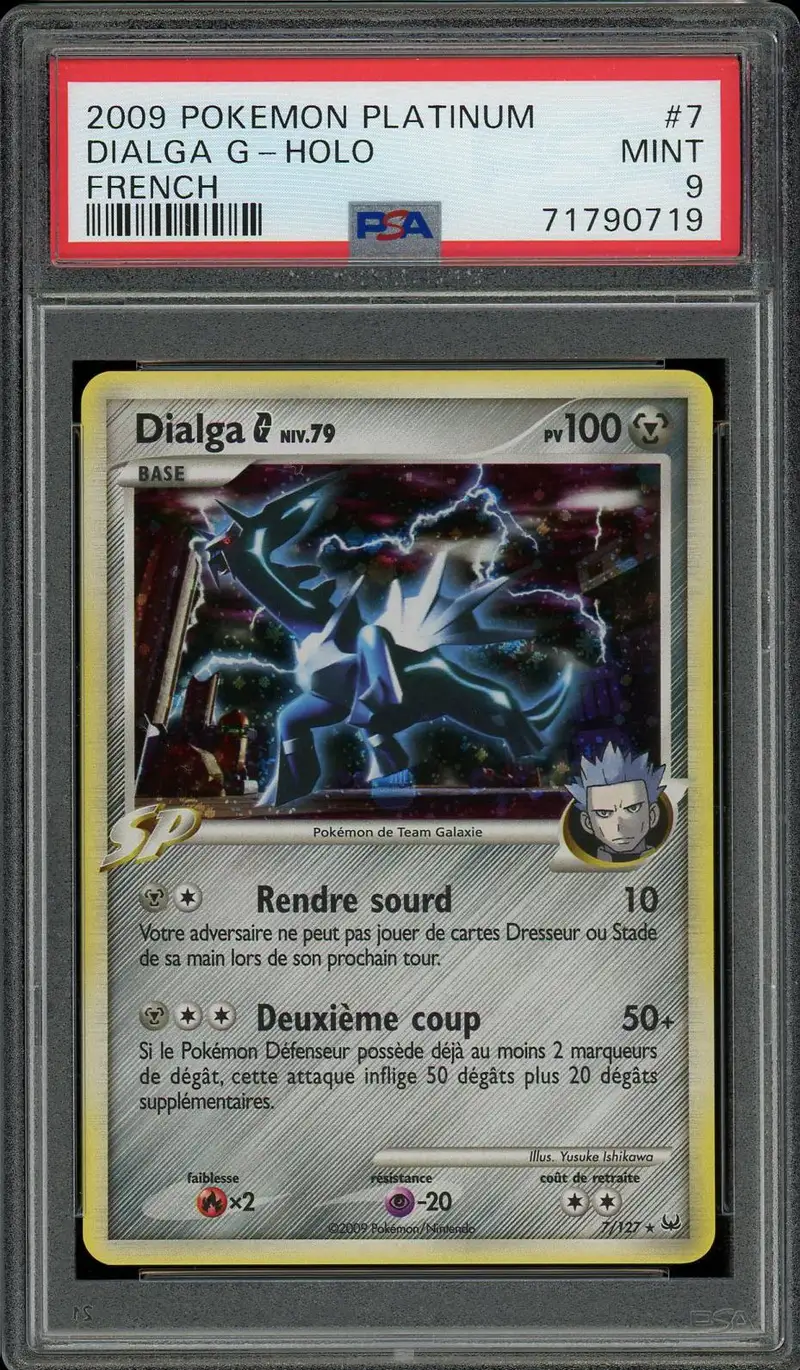 PSA 9 Dialga Holo