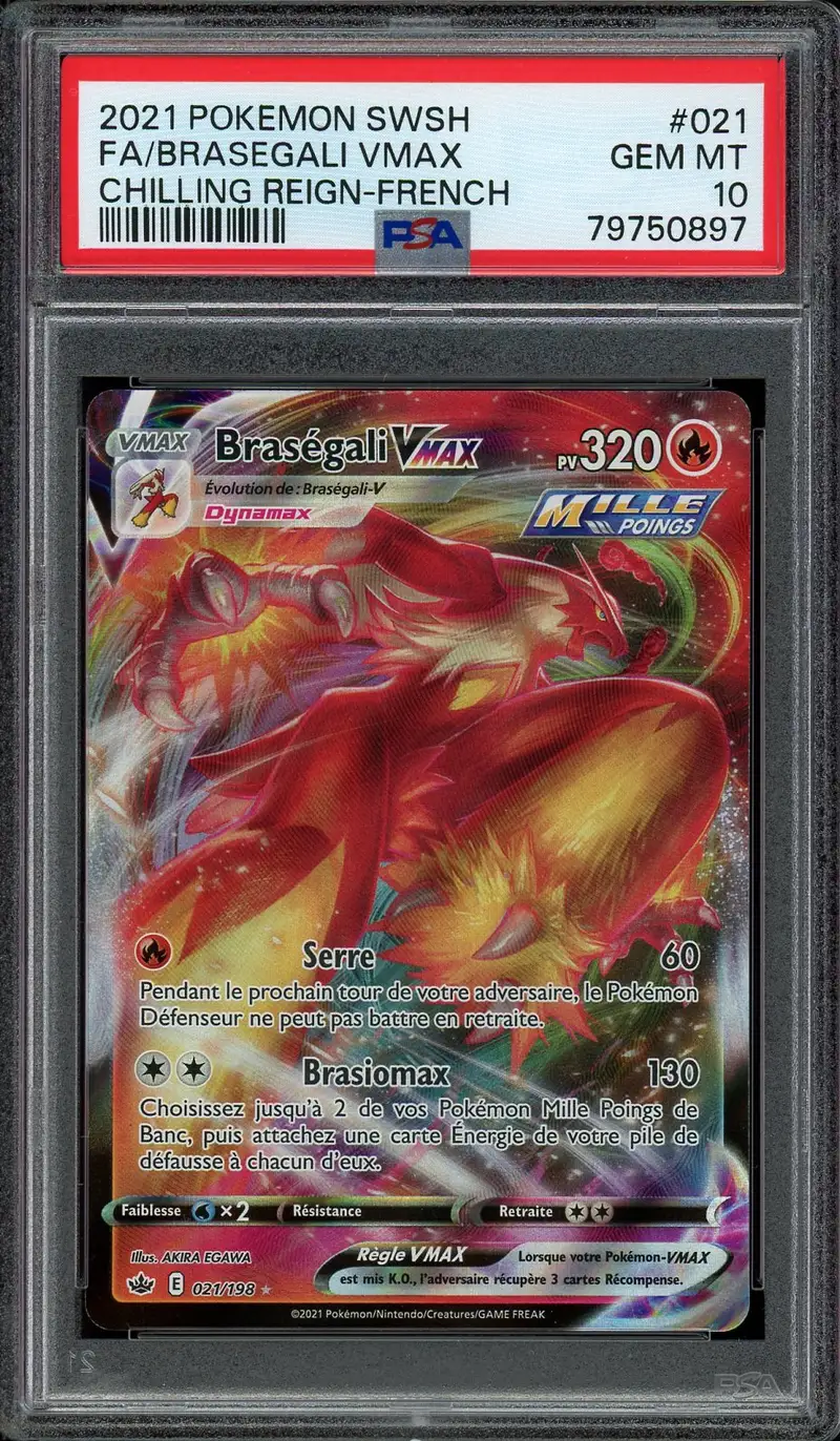 PSA 10 Braségali VMax
