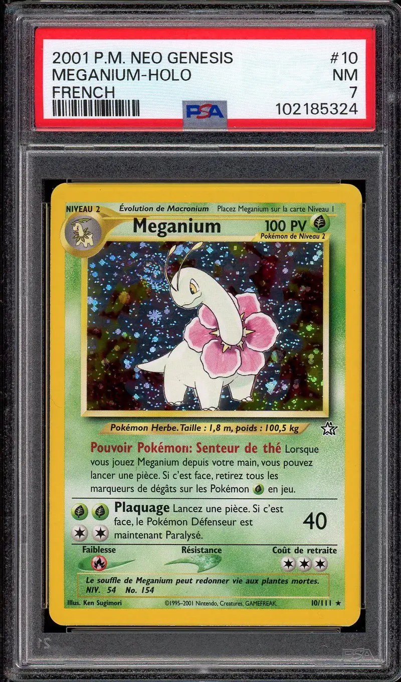 PSA 7 Meganium Holo