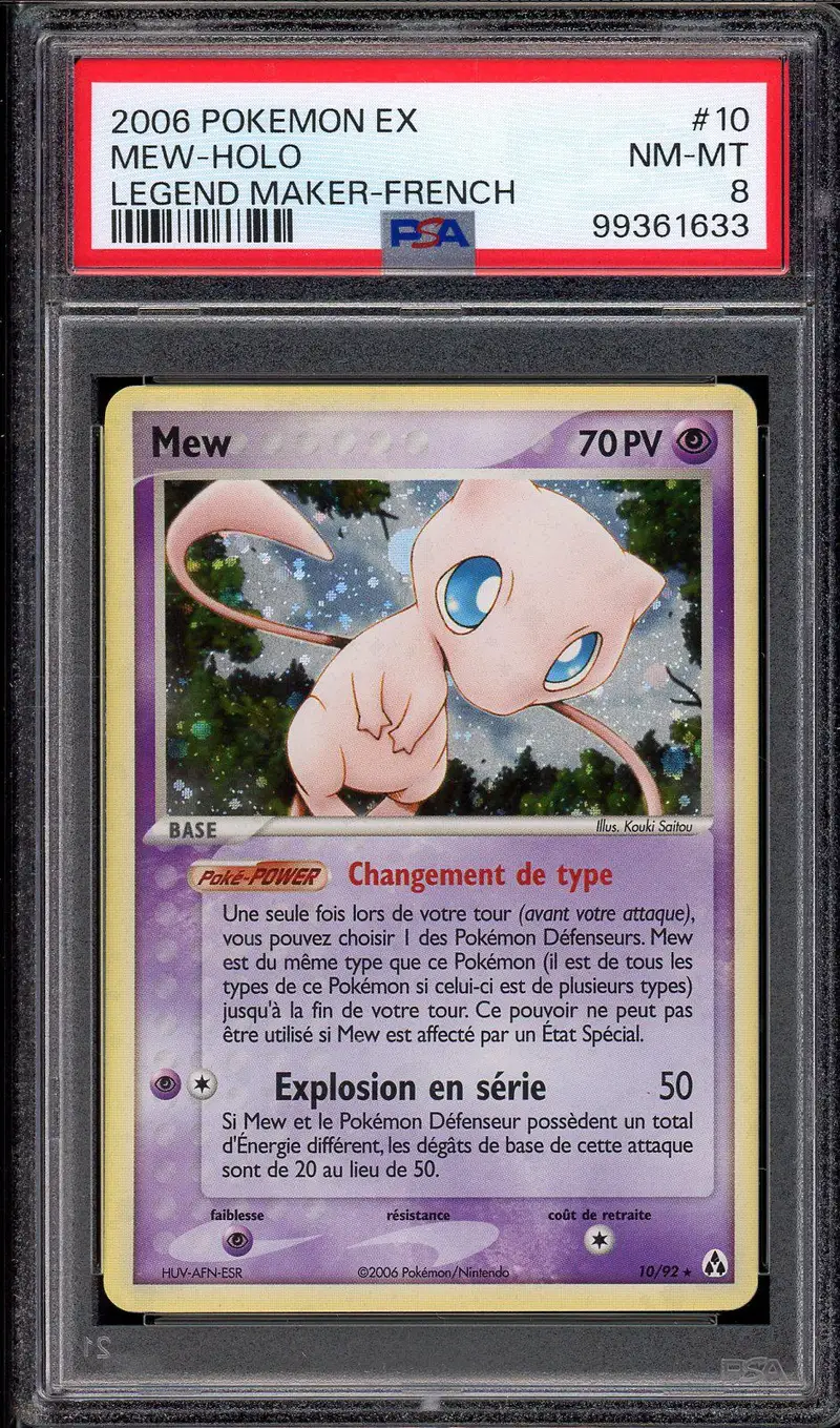 PSA 8 Mew Holo
