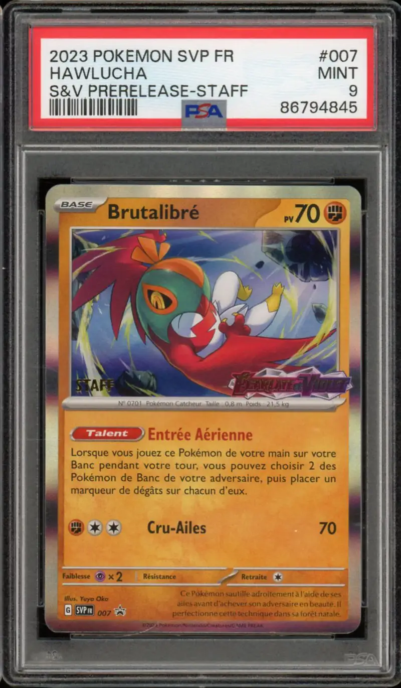 PSA 9 Brutalibré Prerelease Staff