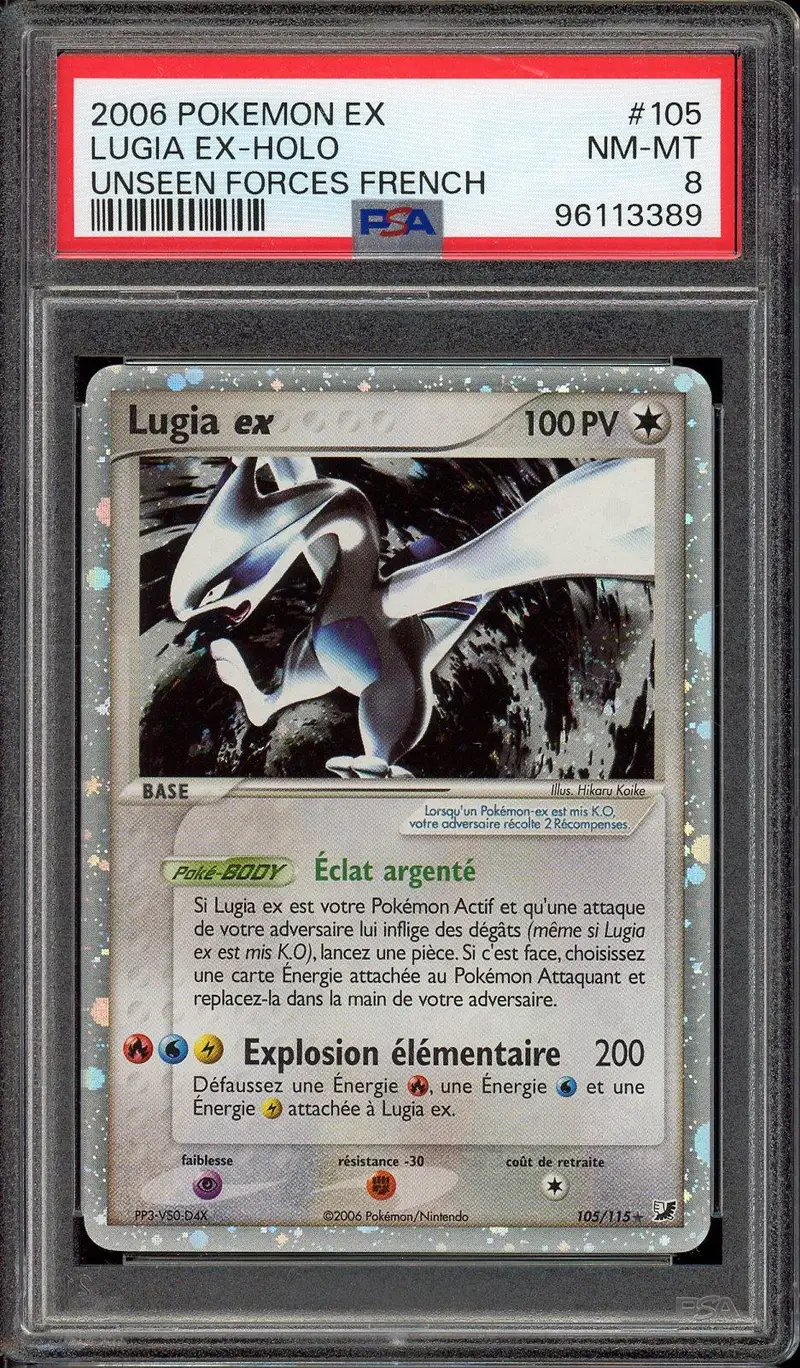 PSA 8 Lugia Ex