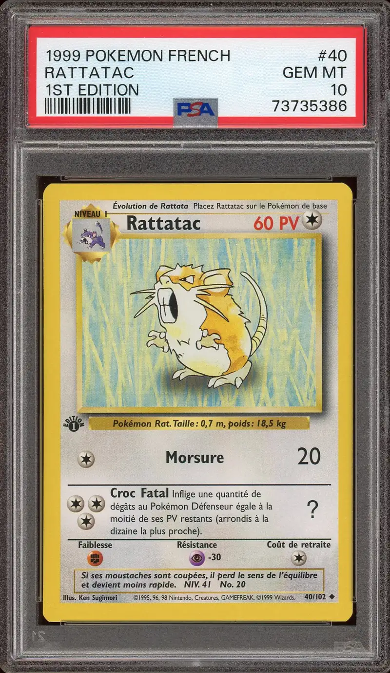 PSA 10 Rattatac
