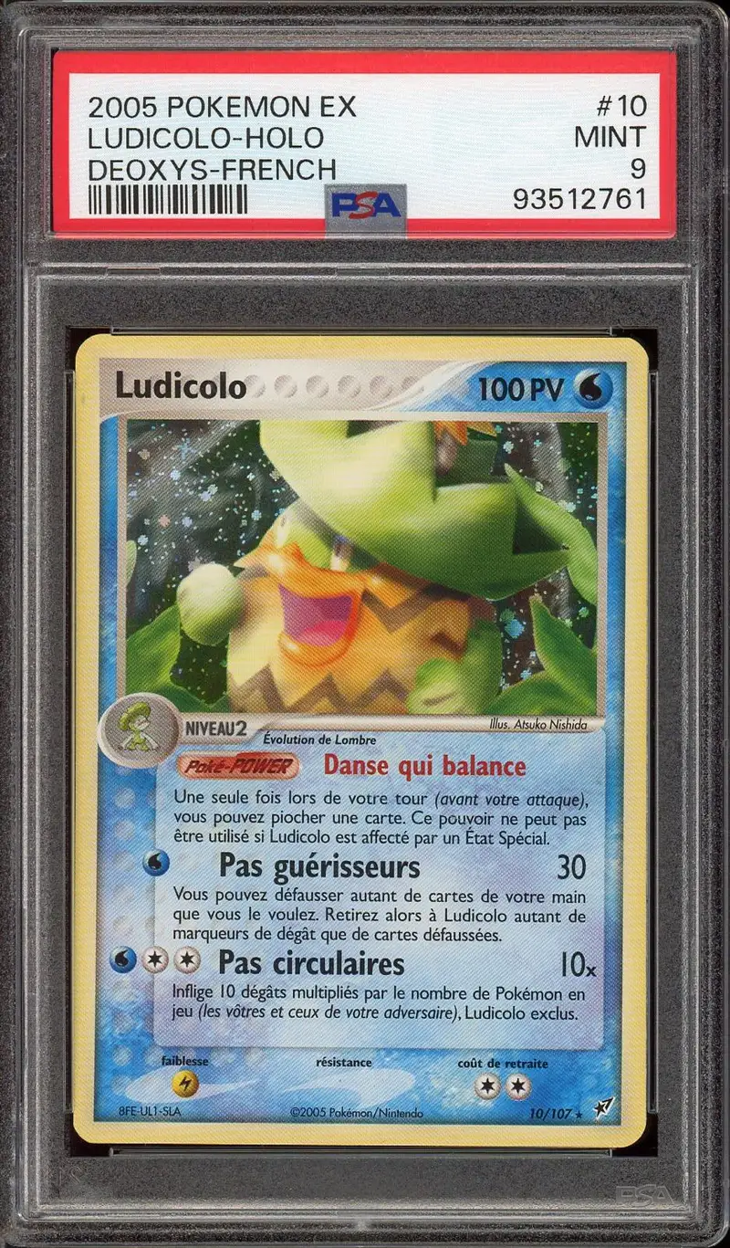 PSA 9 Ludicolo Holo
