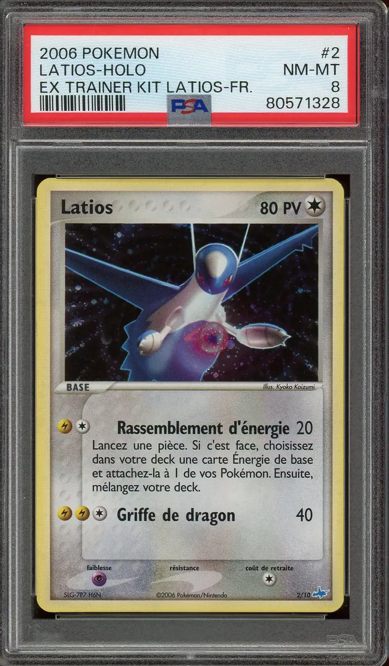PSA 8 Latios Holo