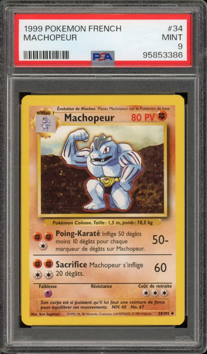 PSA 9 Machopeur