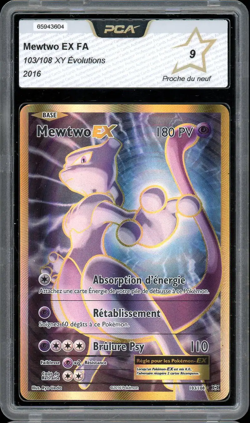 PCA 9 Mewtwo Ex Gold