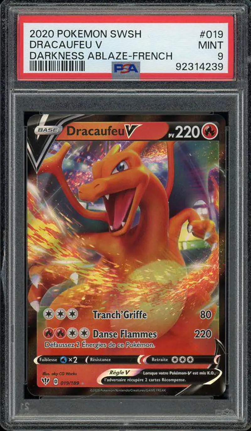 PSA 9 Dracaufeu V