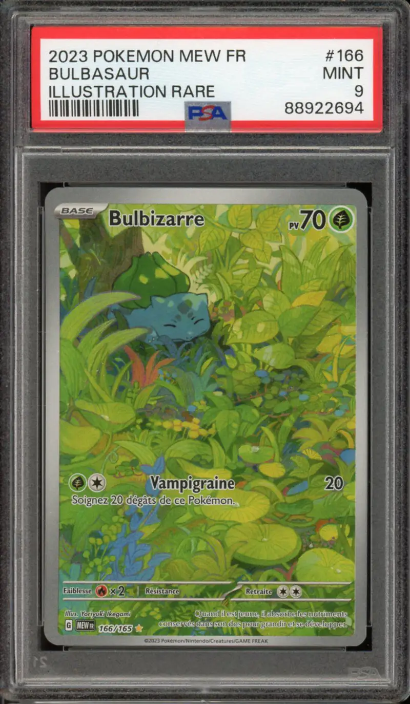PSA 9 Bulbizarre