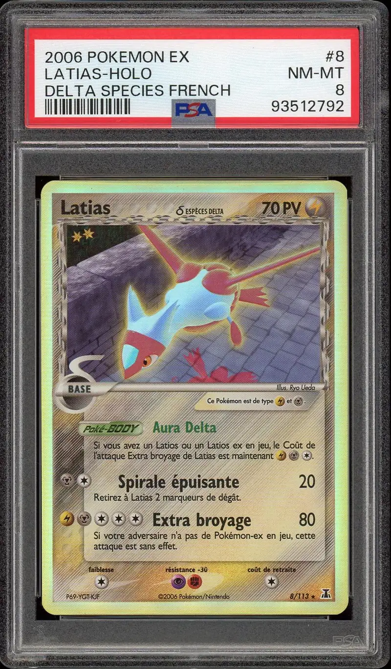 PSA 8 Latias Holo