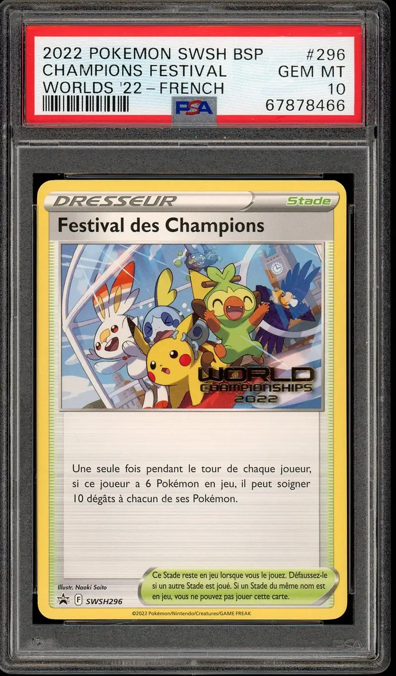 PSA 10 Festival des Champions