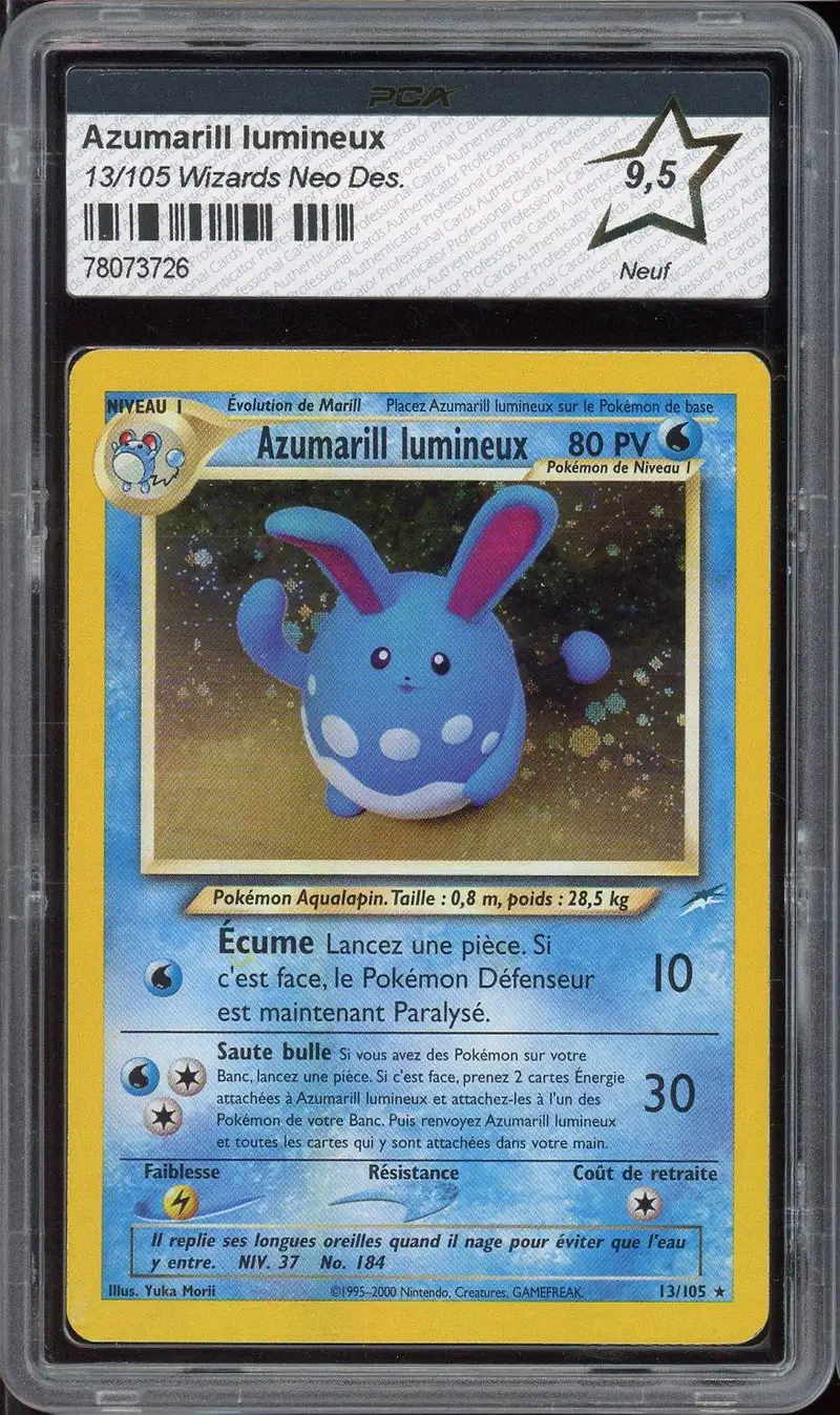PCA 9.5 Azumarill Lumineux Holo