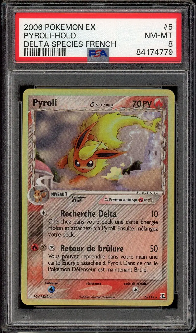 PSA 8 Pyroli Holo