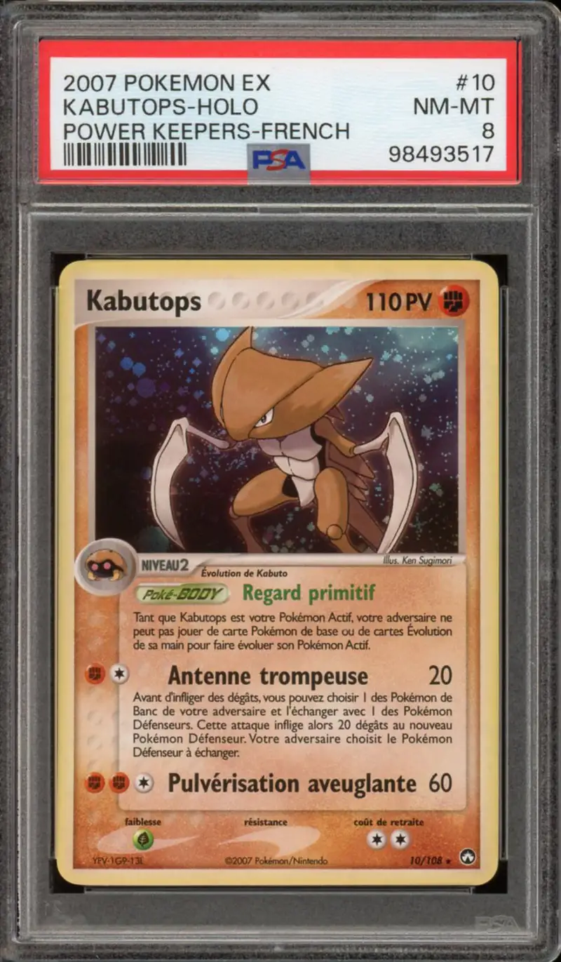 PSA 8 Kabutops Holo