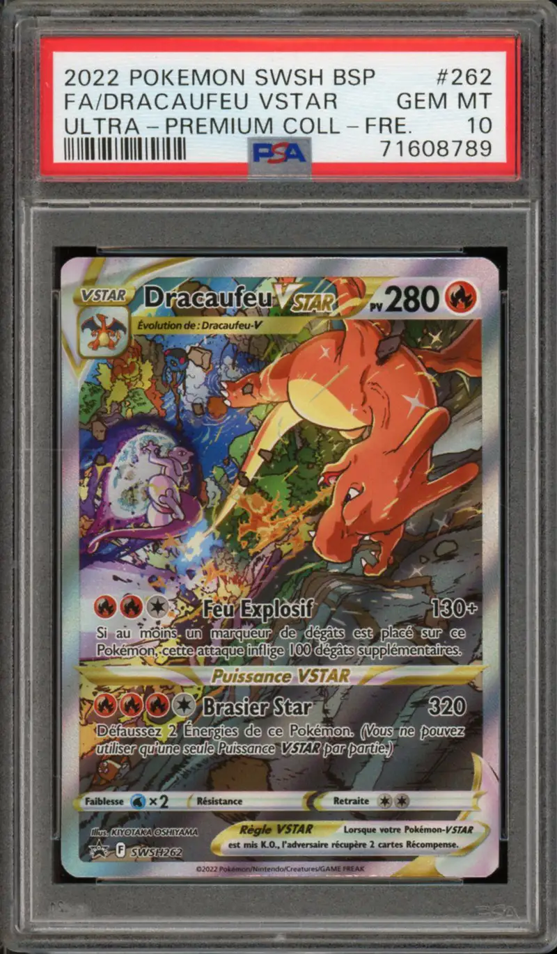 PSA 10 Dracaufeu VStar