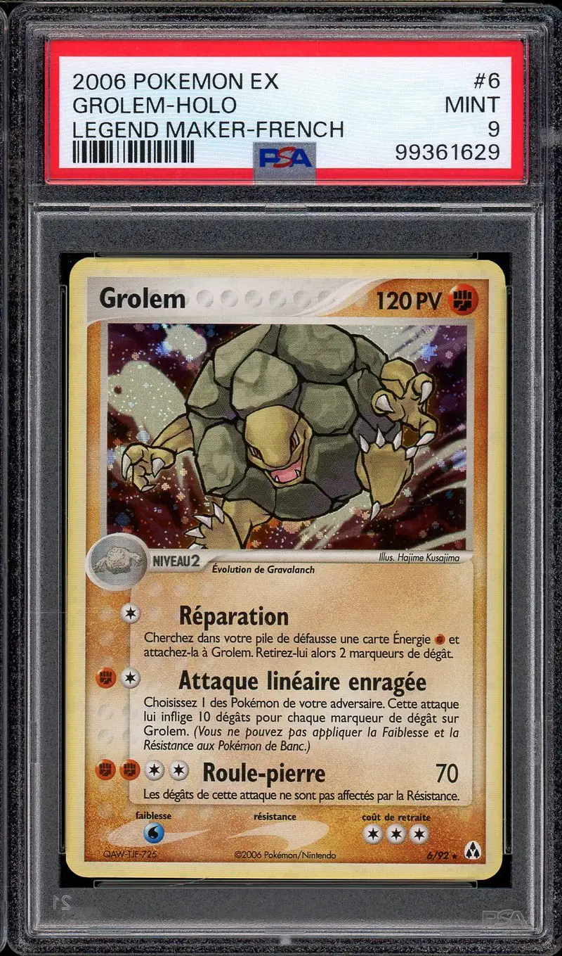 PSA 9 Grolem Holo