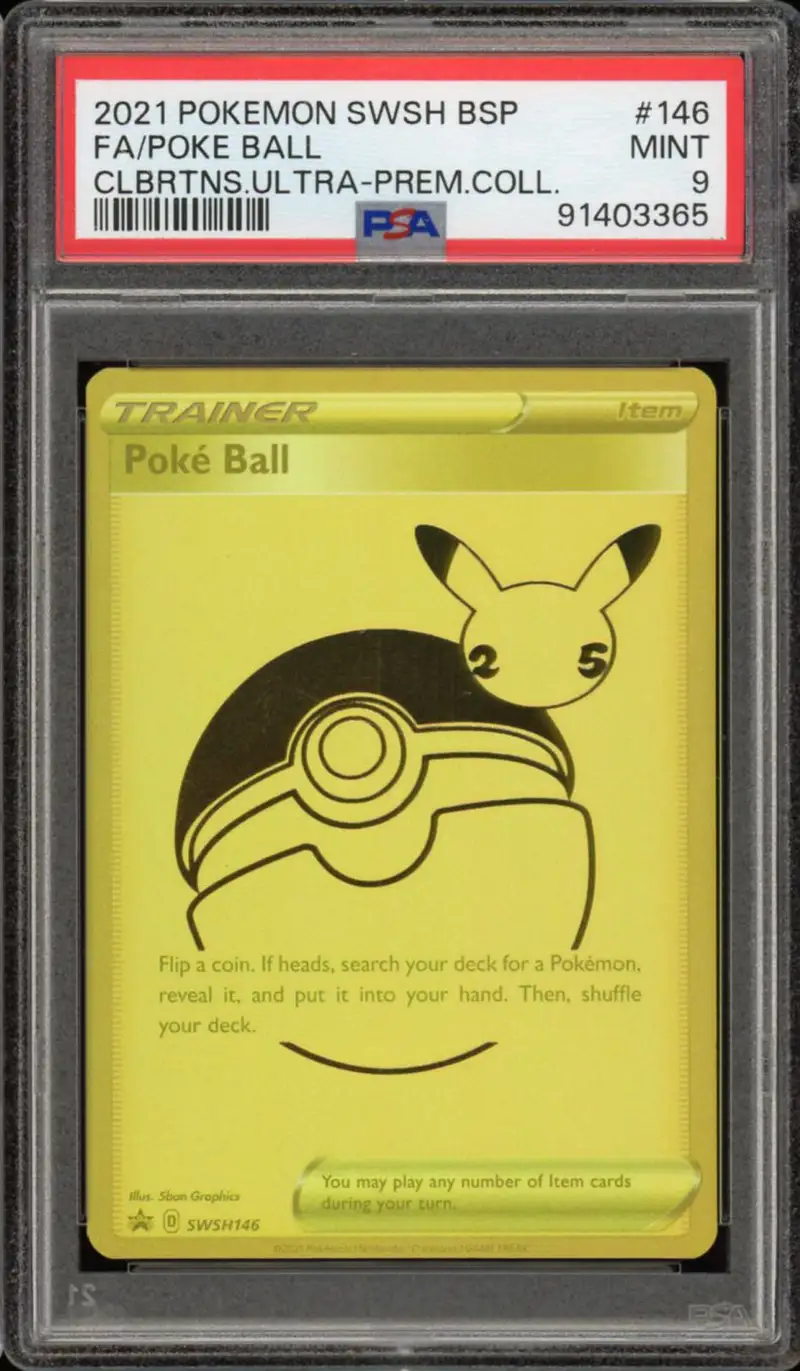 PSA 9 Poké Ball