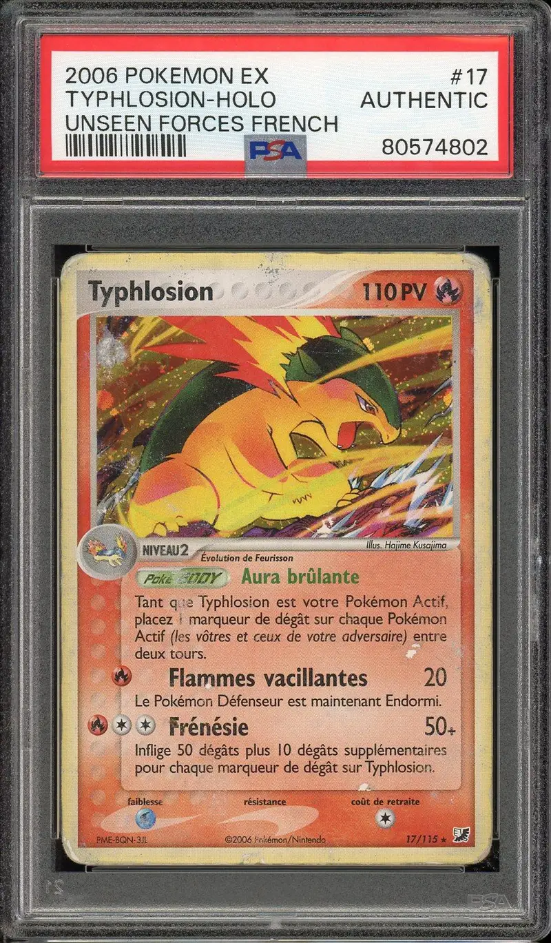 PSA A Typhlosion Holo