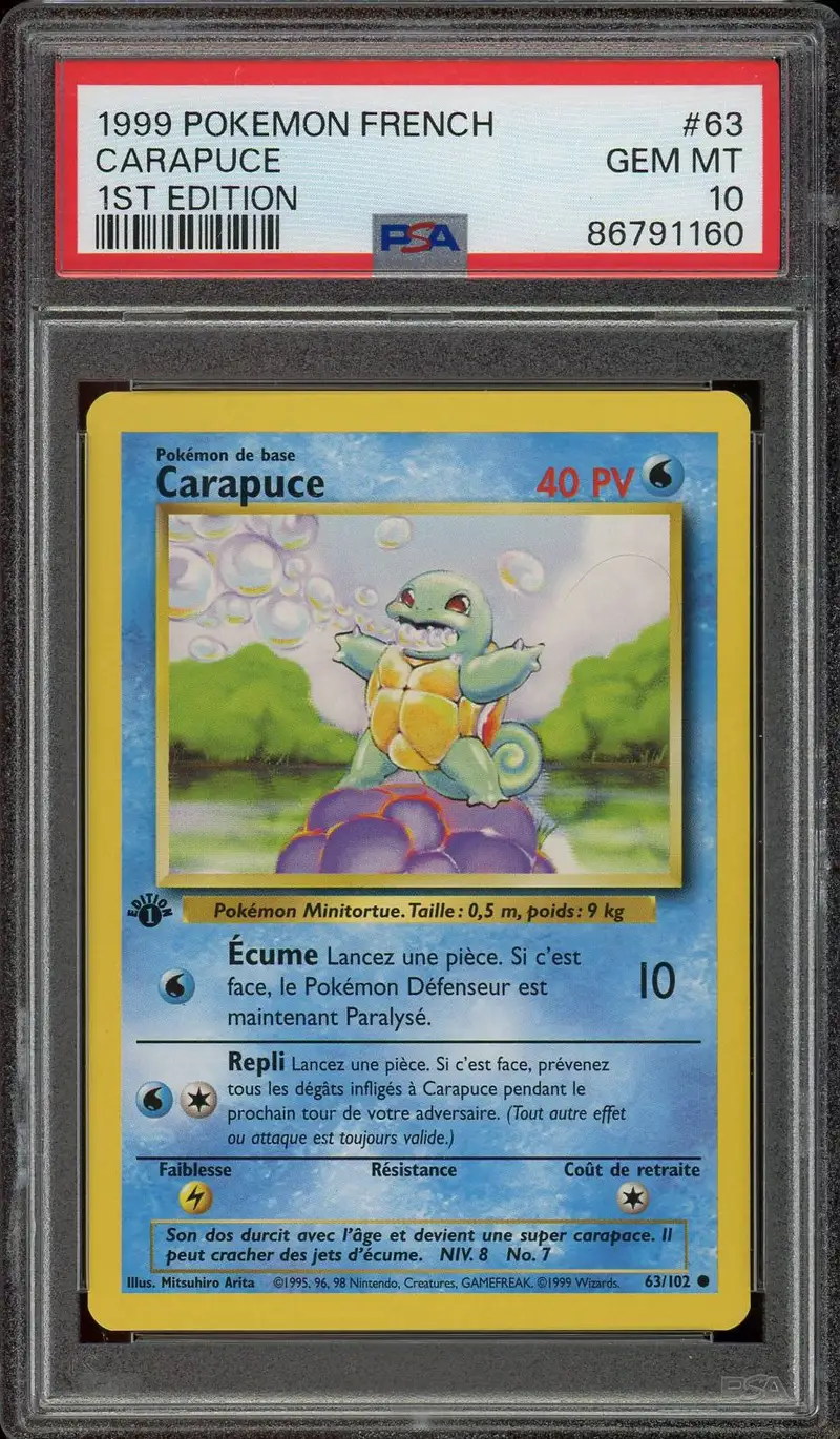 PSA 10 Carapuce