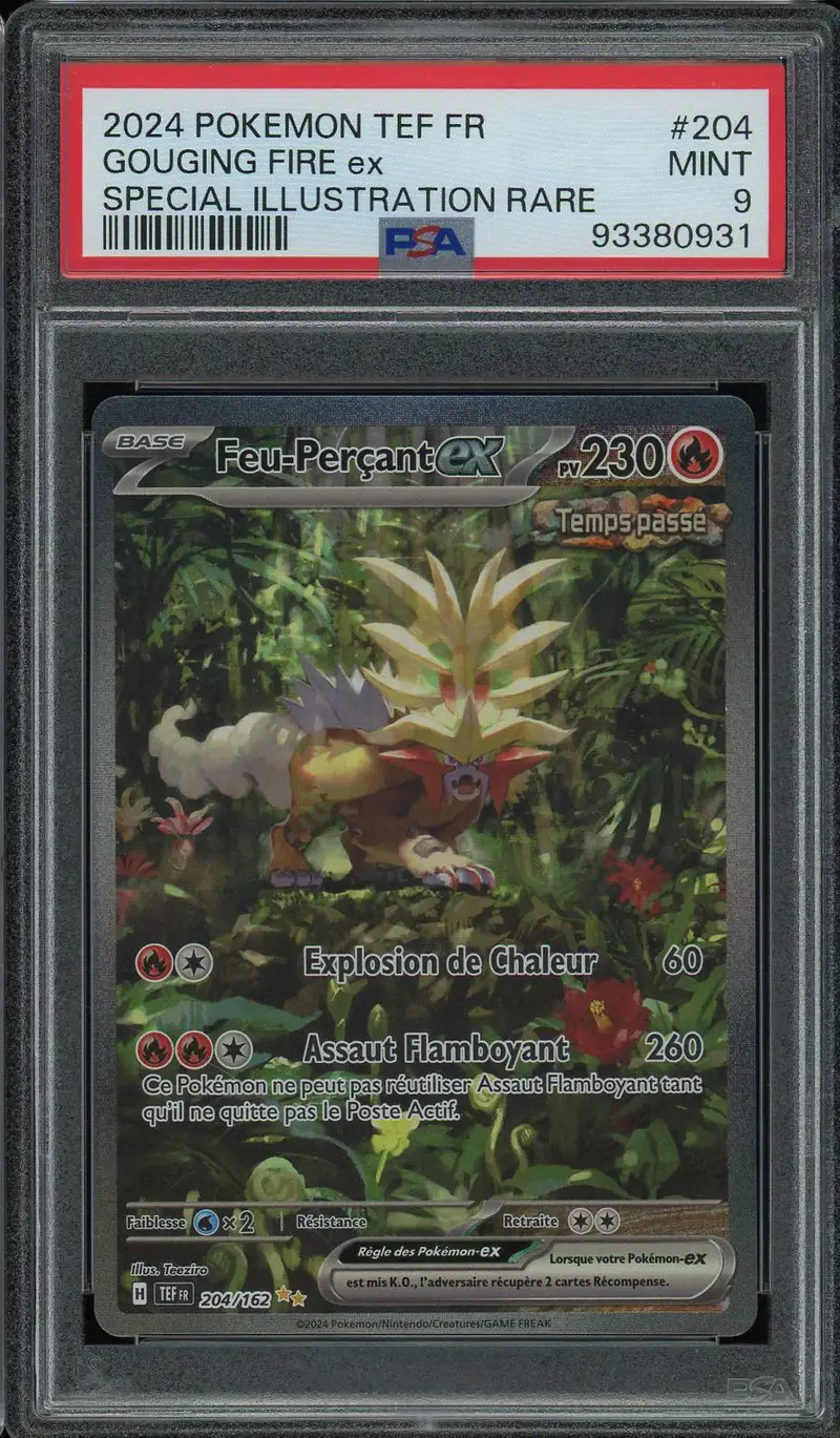 PSA 9 Feu-Perçant Ex