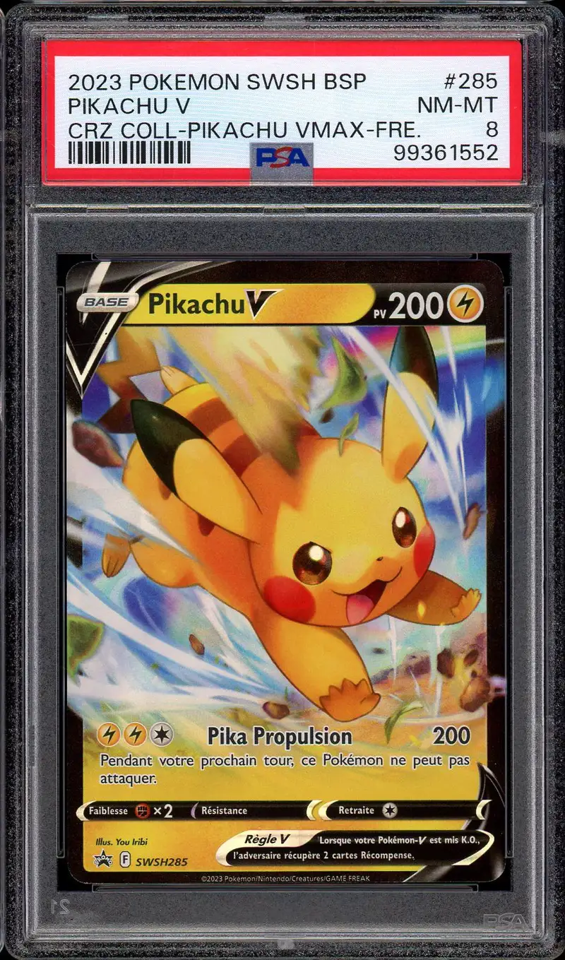 PSA 8 Pikachu V