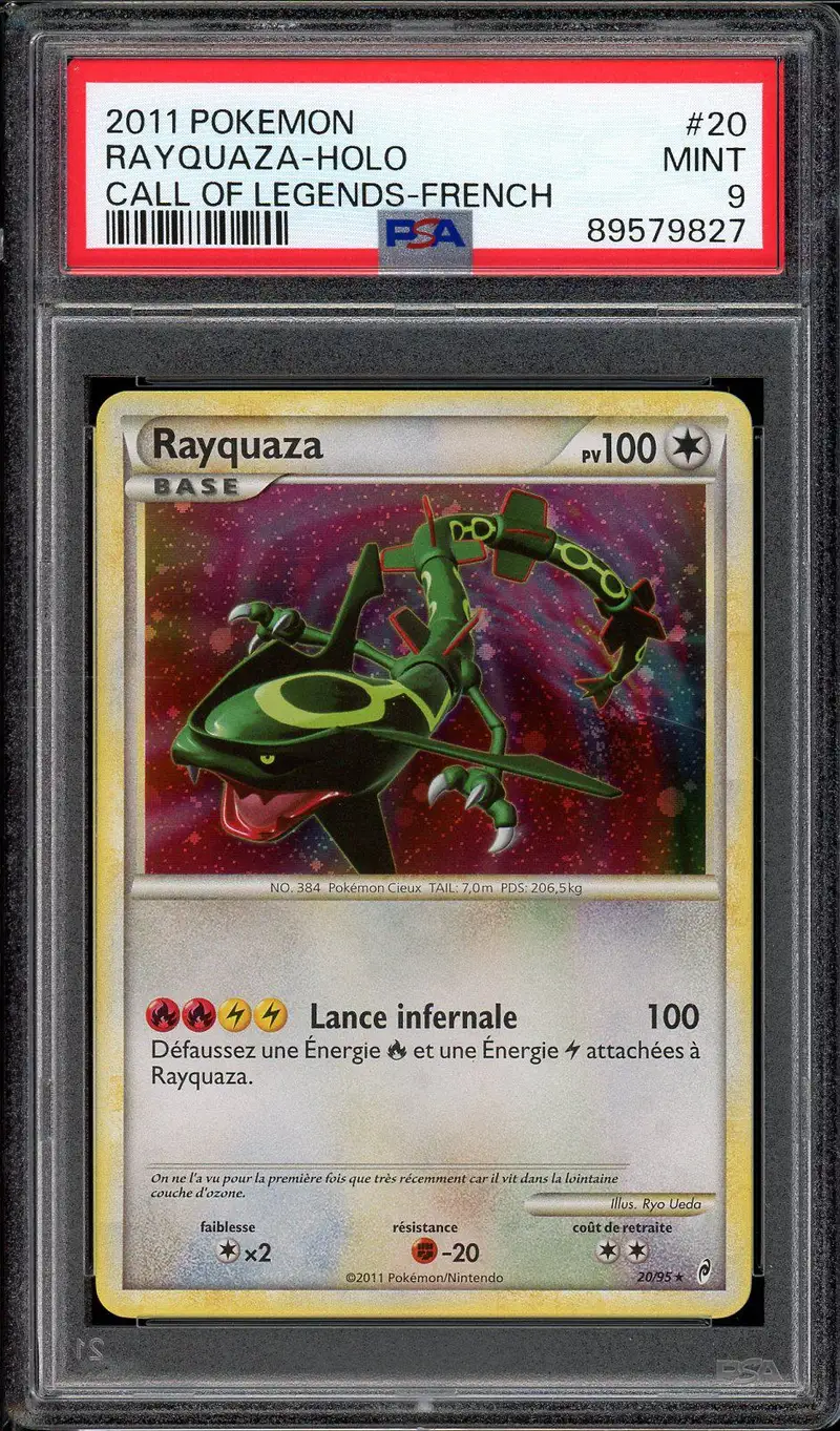 PSA 9 Rayquaza Holo