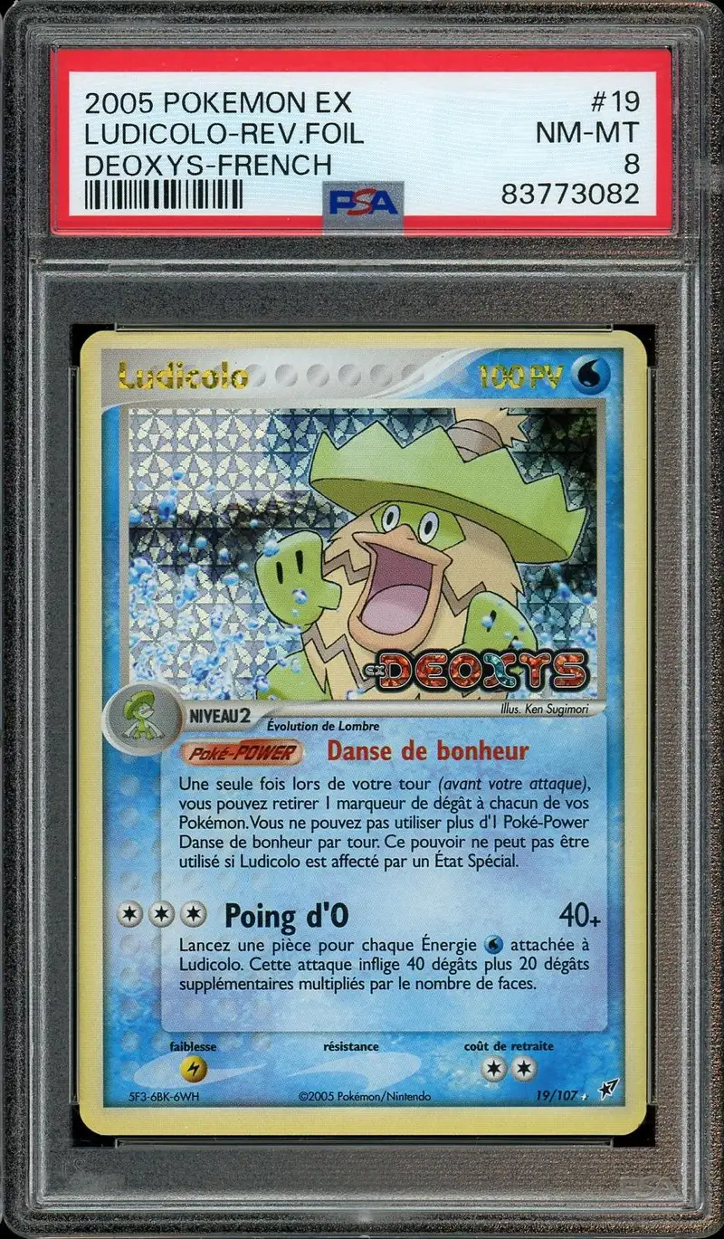 PSA 8 Ludicolo Holo Reverse