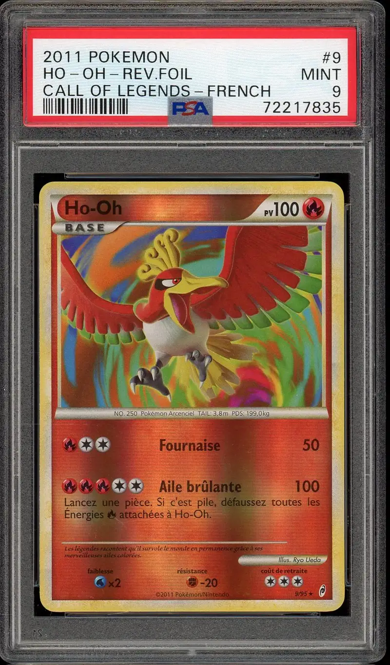 PSA 9 Ho-Oh Reverse