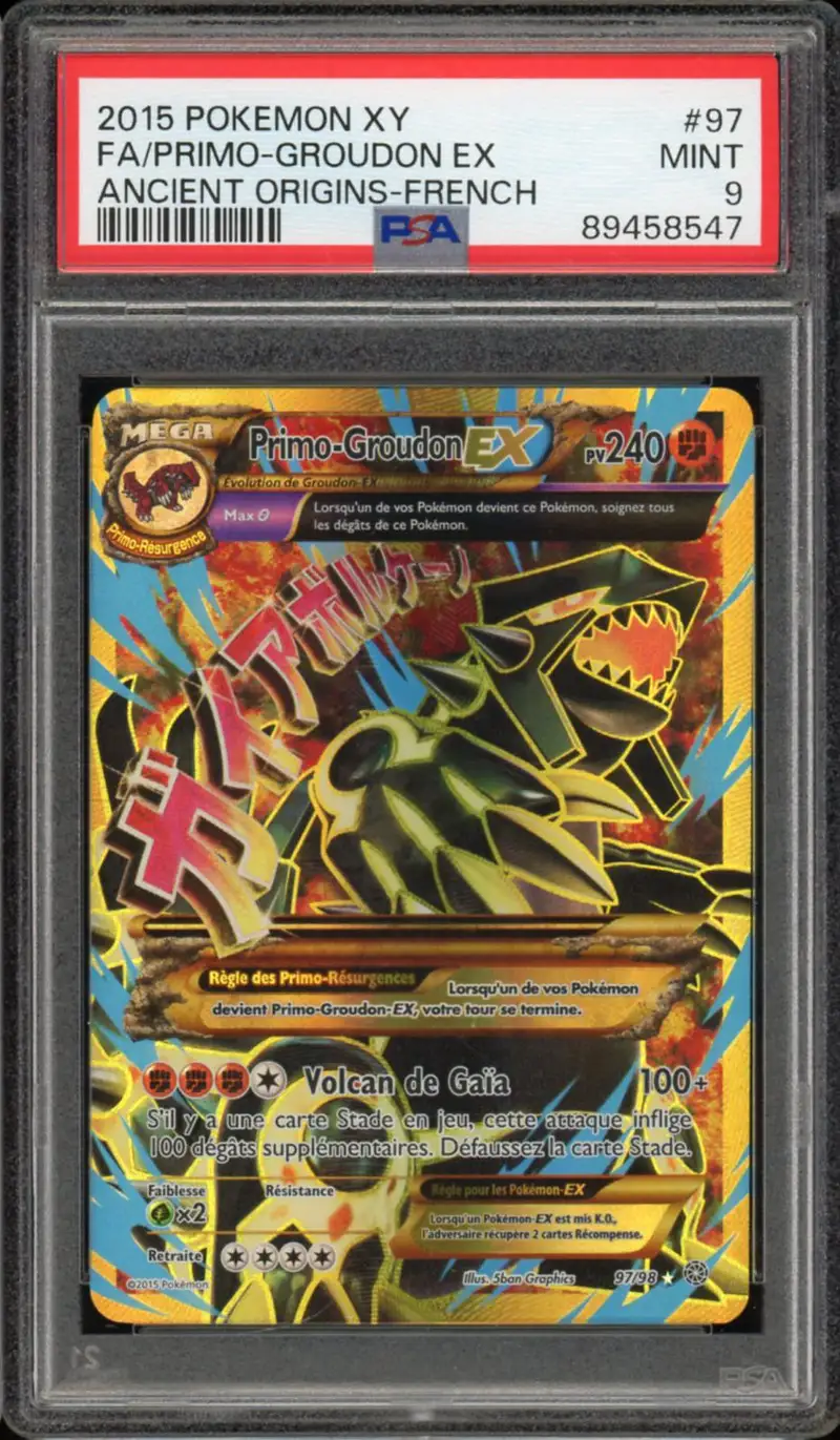 PSA 9 Primo-Groudon Ex