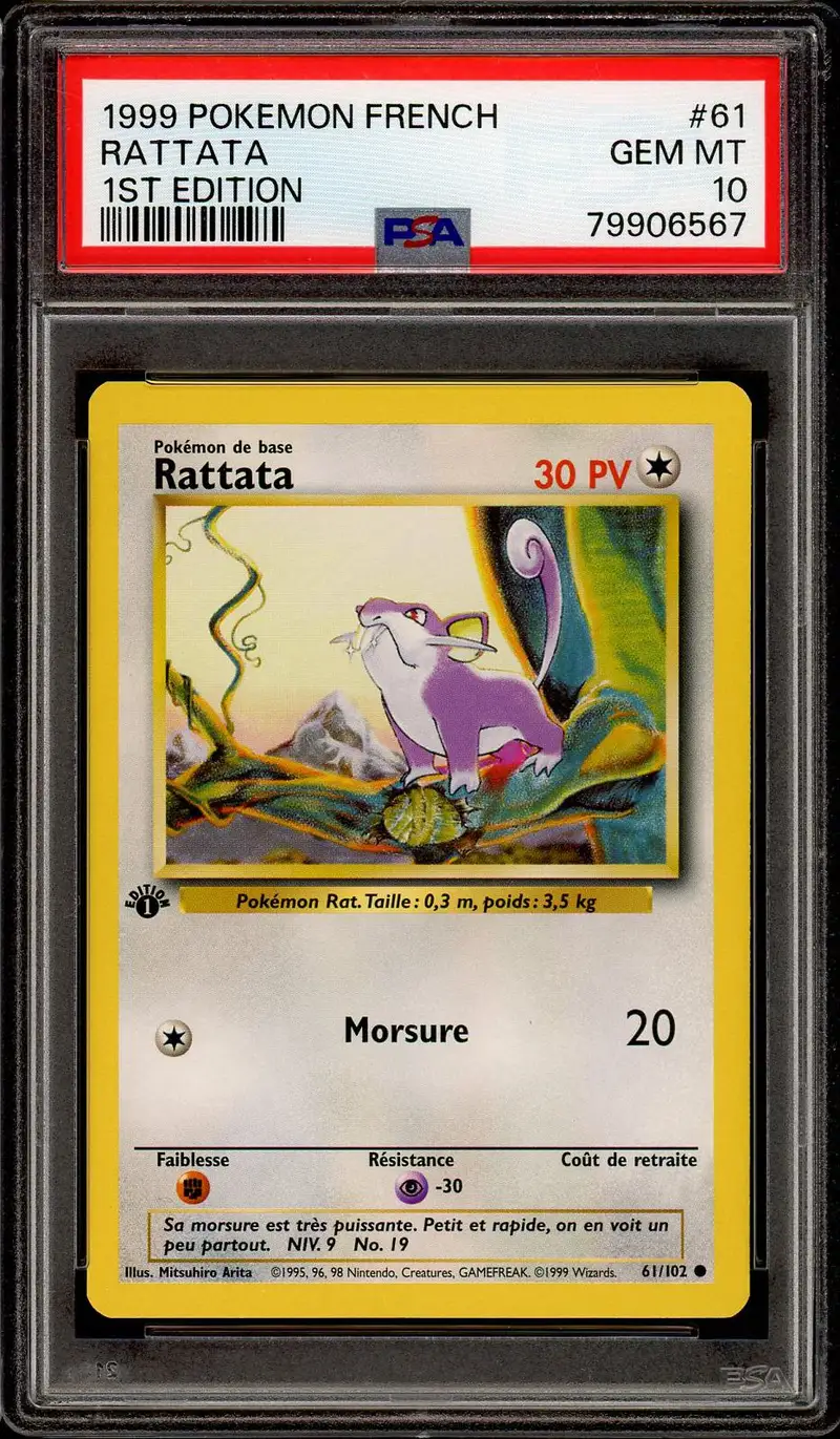 PSA 10 Rattata