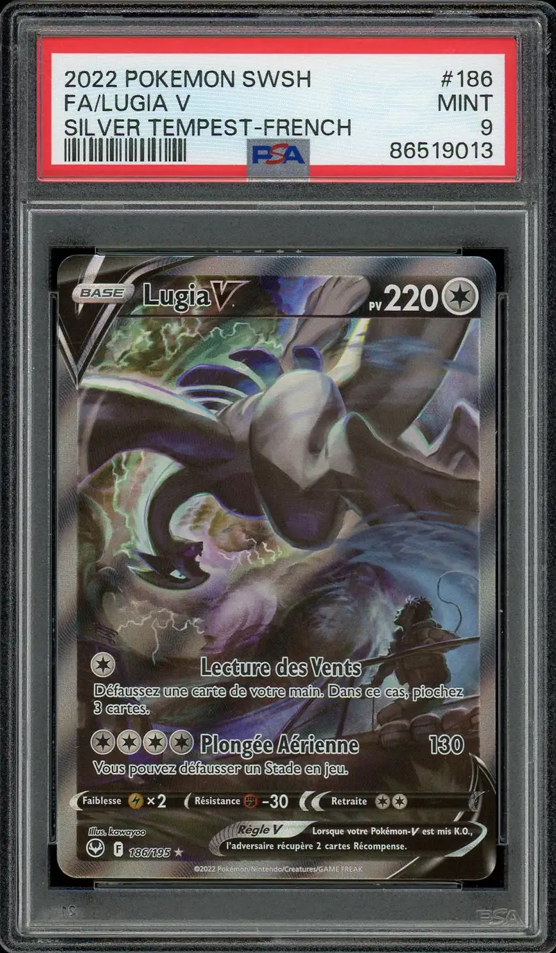 PSA 9 Lugia V