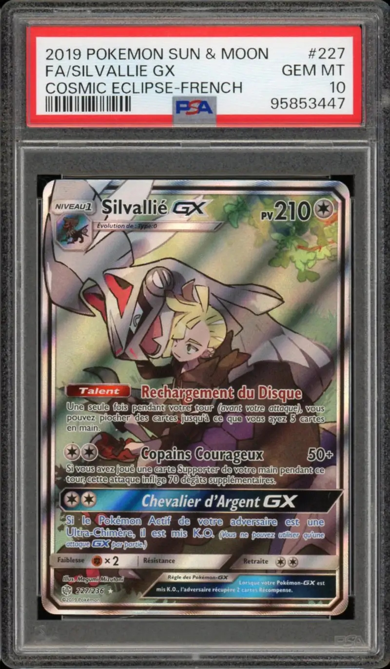 PSA 10 Silvallié Gx