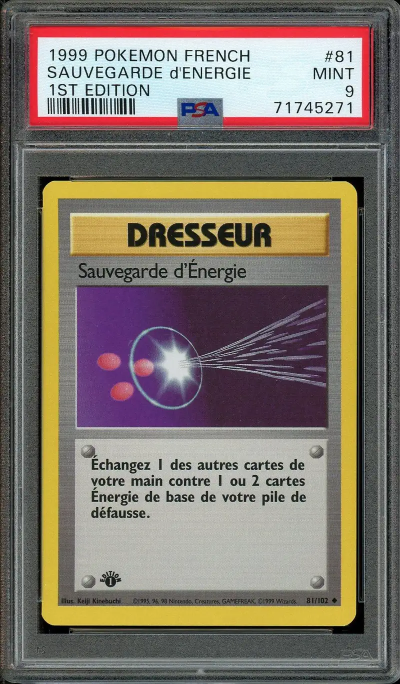 PSA 9 Sauvegarde d'Energie