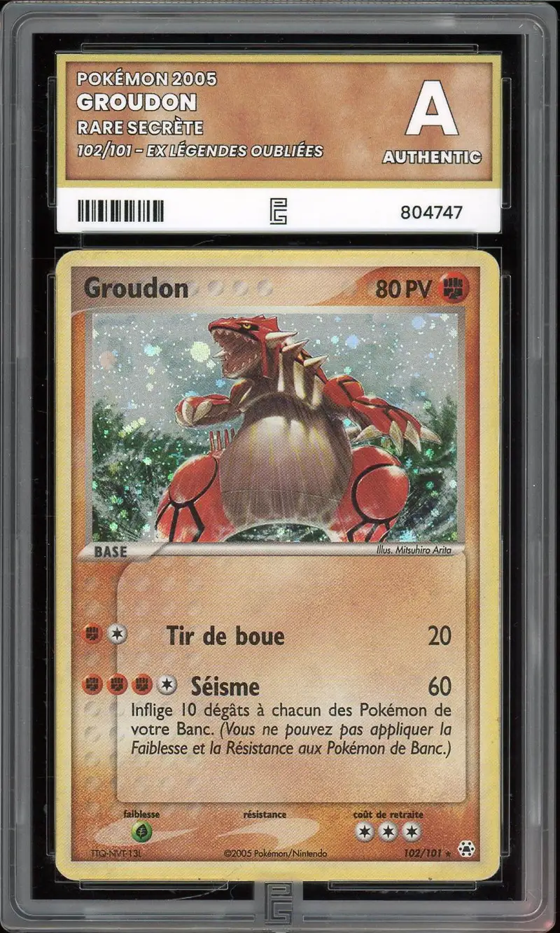 PG A Groudon Holo
