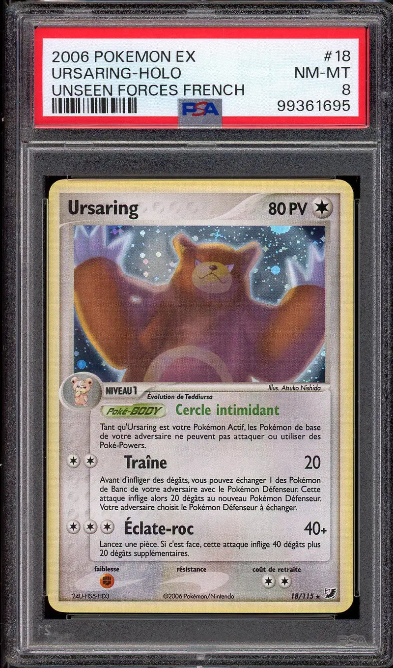 PSA 8 Ursaring Holo