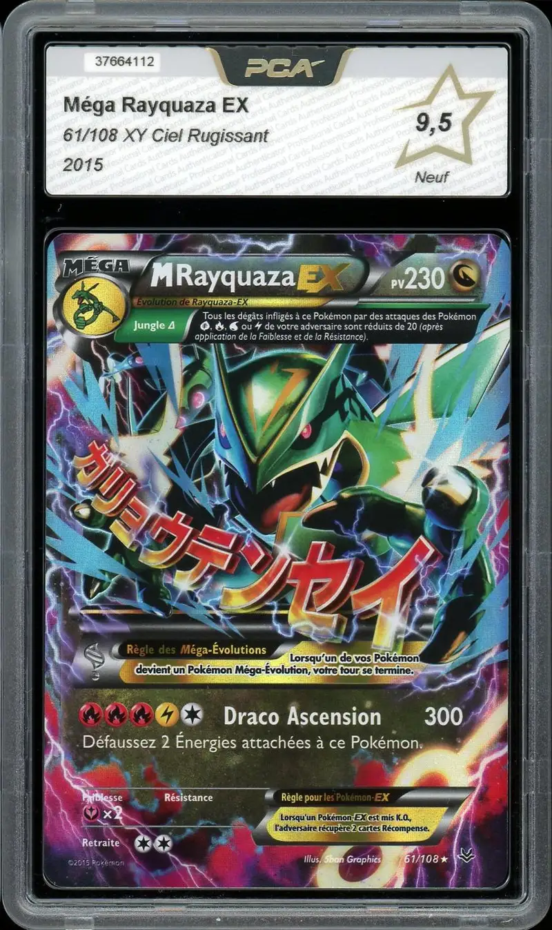 PCA 9.5 Méga Rayquaza Ex