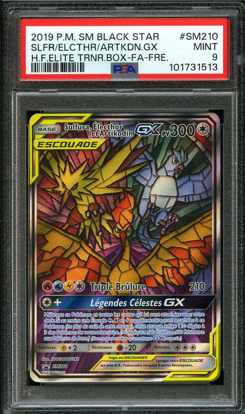 PSA 9 Sulfura, Électhor et Artikodin Gx