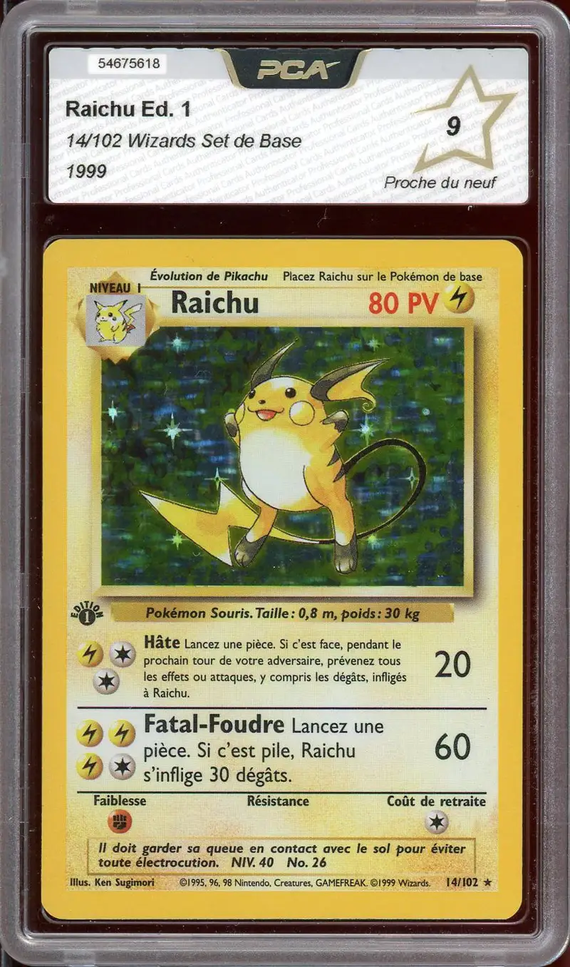 PCA 9 Raichu Holo