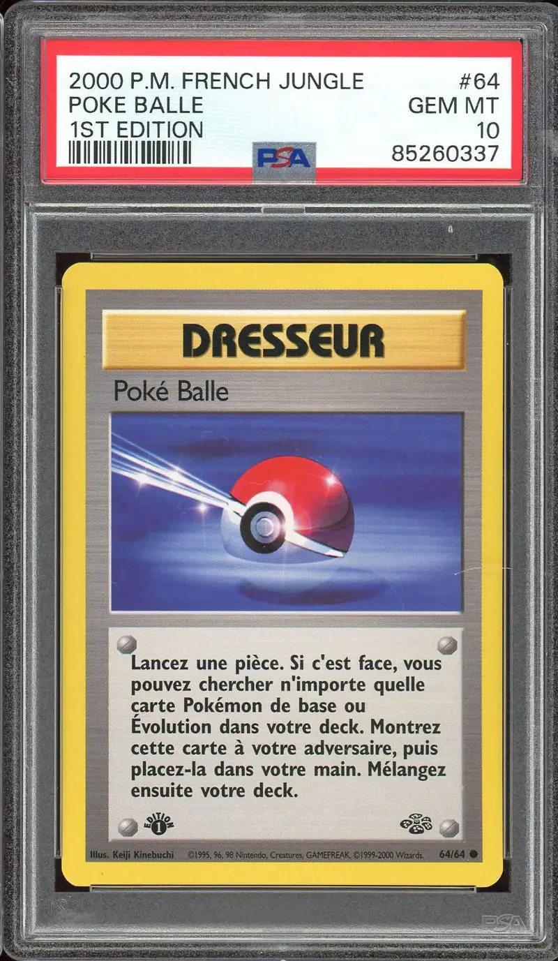 PSA 10 Poké Balle